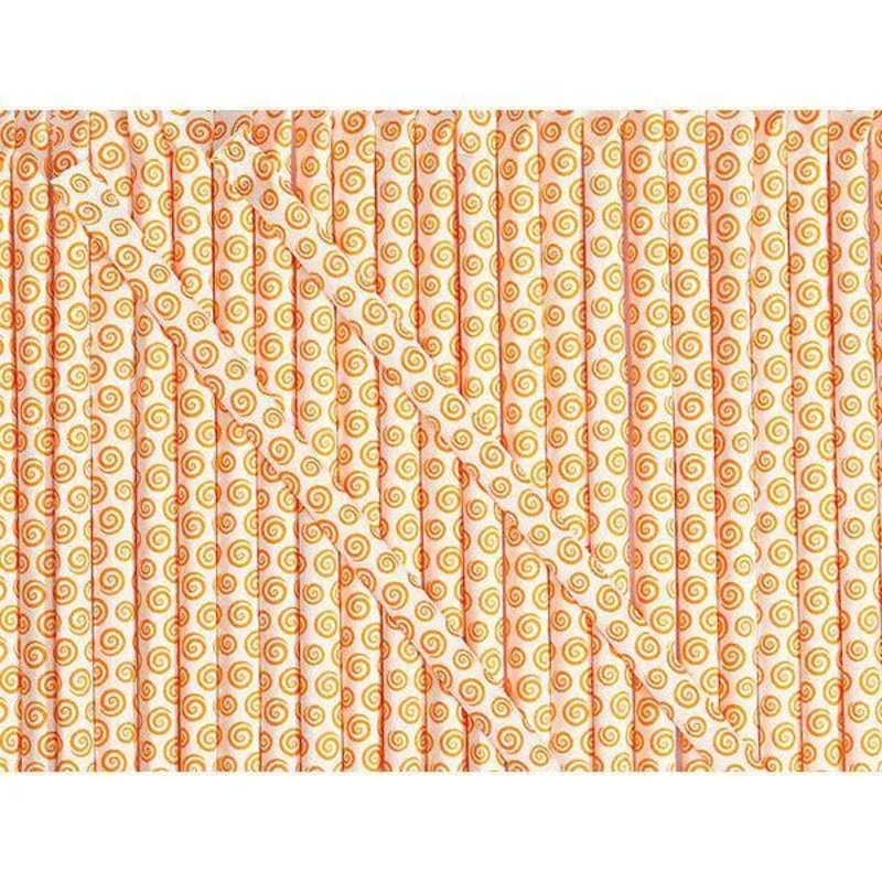 YumJunkie Sassy Straws Candy Powder Filled Mini Straws – Orange: 700-Piece Box