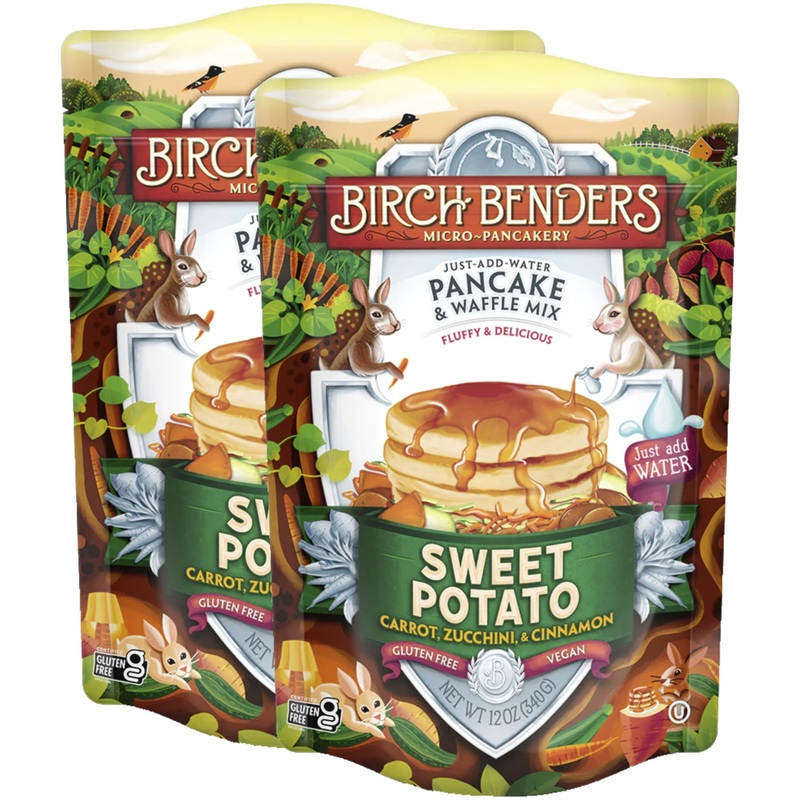 Birch Benders Sweet Potato Pancake And Waffle Mix, 12 Ounce (Pack Of 2)
