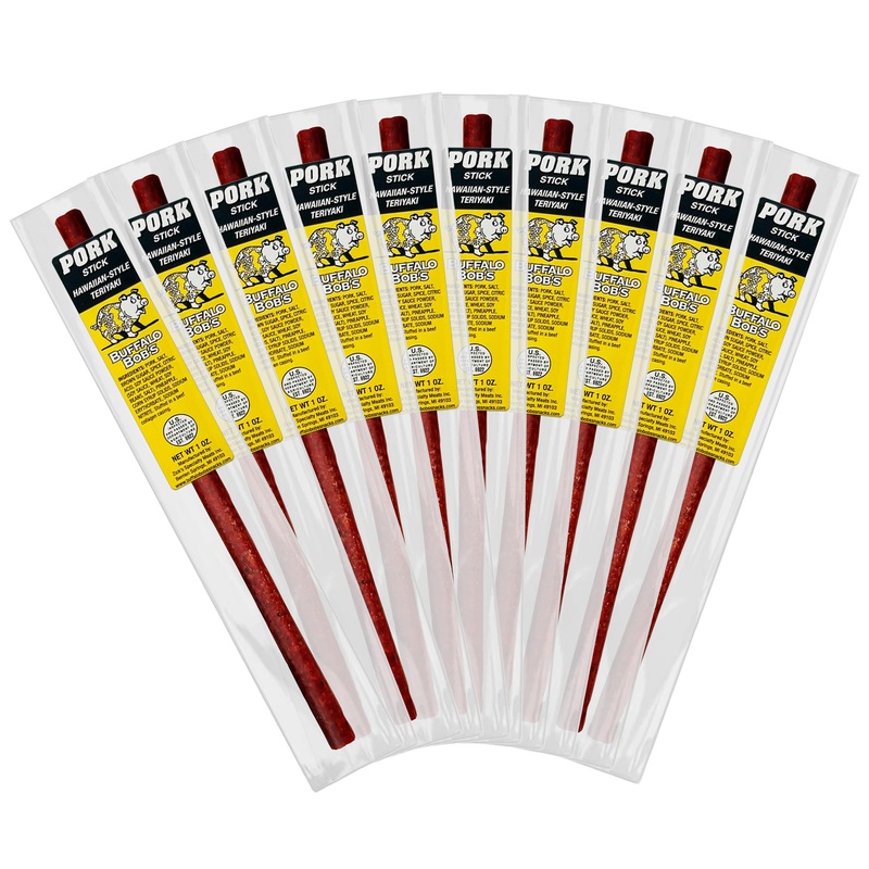 Buffalo Bob’S Wild Game Meat Snack Stick – Hawaiian Style Pork Stick 10 Pack