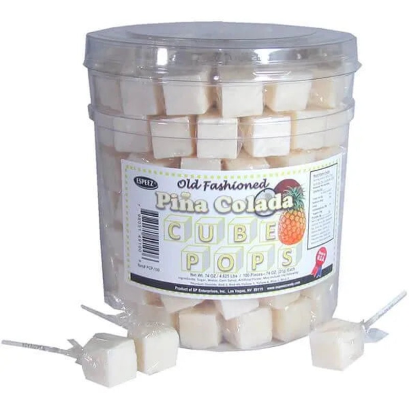 Espeez Cube Pops – Pina Colada: 100-Piece Tub