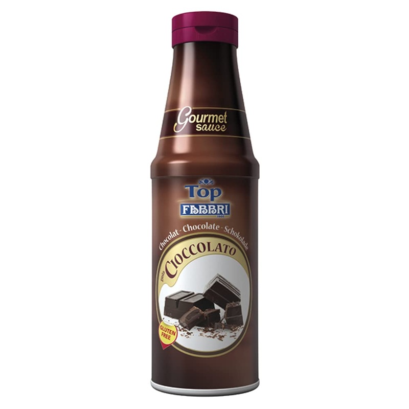Fabbri Gourmet Sauce, Chocolate, Flavoring Sauce For Gelato And Desserts, Made In Italy, 33.5 Ounce Bottle
