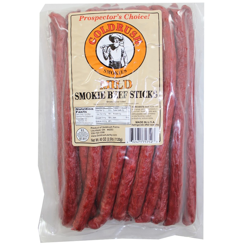 Gold Rush Mild Beef Smokies 2.5 Lb. Bag