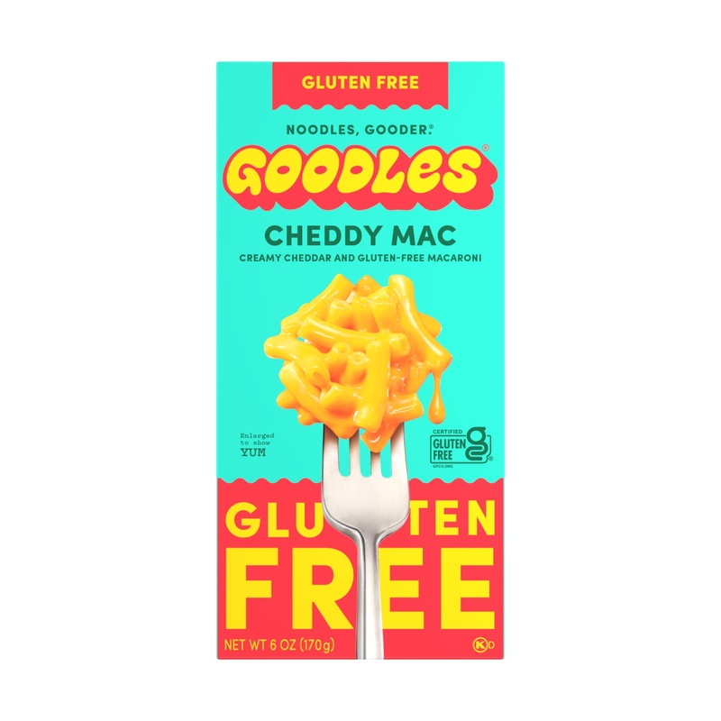 Goodles Gluten-Free Cheddy Mac 1-Pack, 6Oz – 13G Protein & 4G Fiber Per Serving