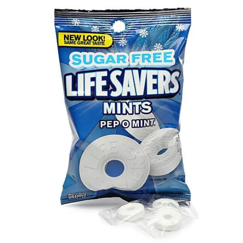 LifeSavers Sugar Free Mint Singles – Pep-O-Mint: 240-Piece Case