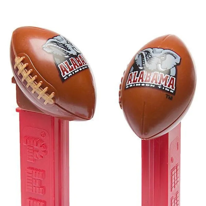 NCAA College Football PEZ Candy Packs – Alabama: 12-Piece Box