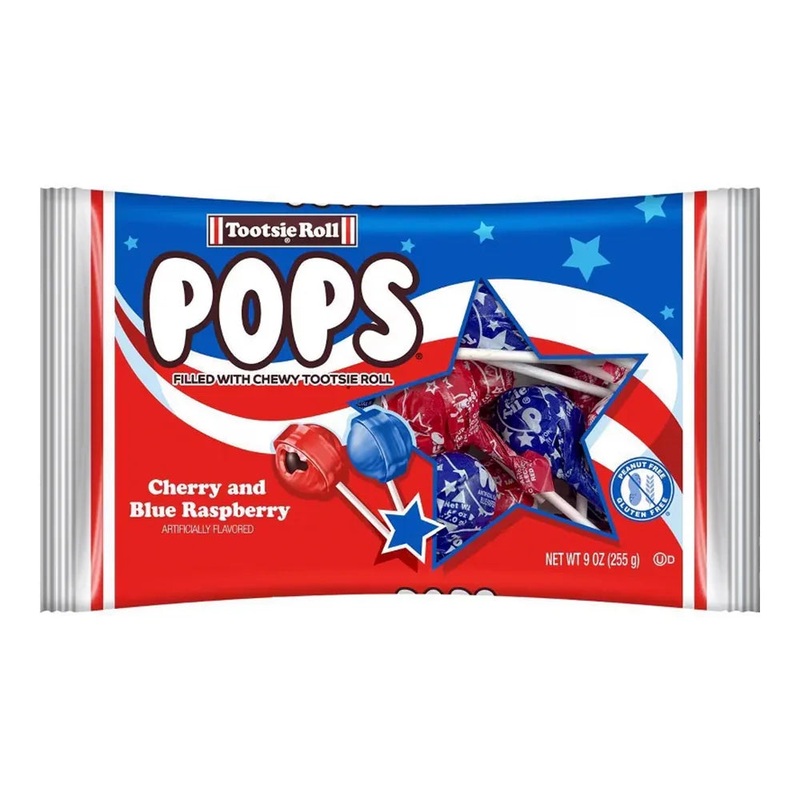 Patriotic USA Tootsie Pops: 15-Piece Bag