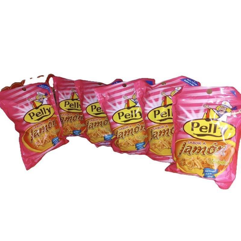 Pelly De Jamon Cuban Pelly Ham Salados 1.5Oz (6 Packs)