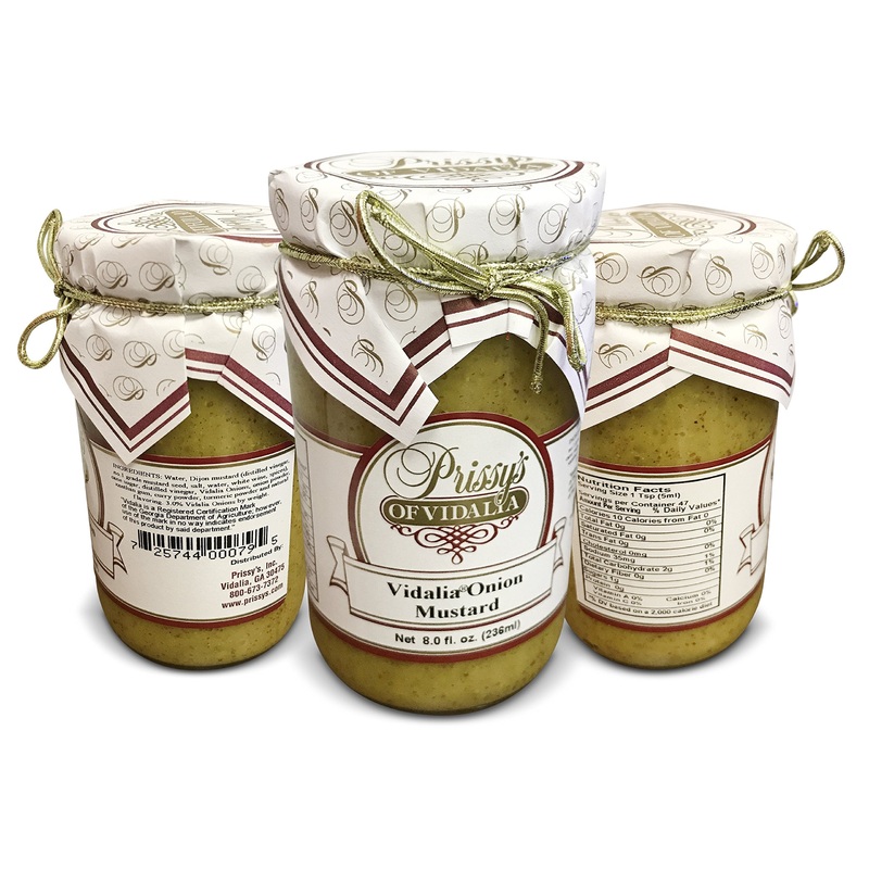 Prissy’S Of Vidalia Onion Mustard, 8 Ounce (Pack Of 3)