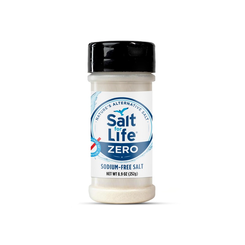 Salt For Life Zero Sodium Salt Substitute – 8.9 Oz. – Tasty Low Sodium Salt & Potassium Salt Substitute For High Blood Pressure