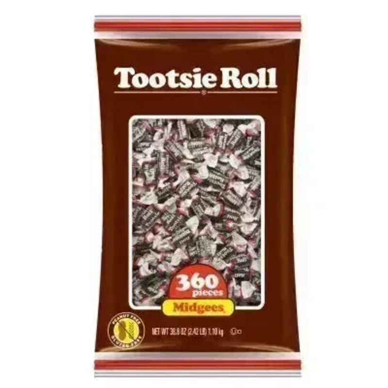 Tootsie Roll Midgees Candy: 360-Piece Bag