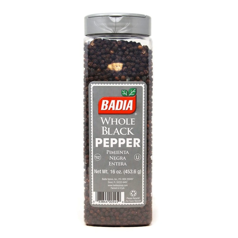 Badia Pepper Whole Black, 16 Oz