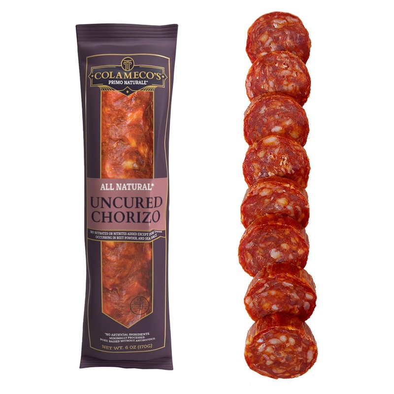 Colameco’S Chorizo Chub – Italian Flavor – All-Natural Chorizo, Humanely Raised Pork – Authentic Old-World Flavor, 6Oz