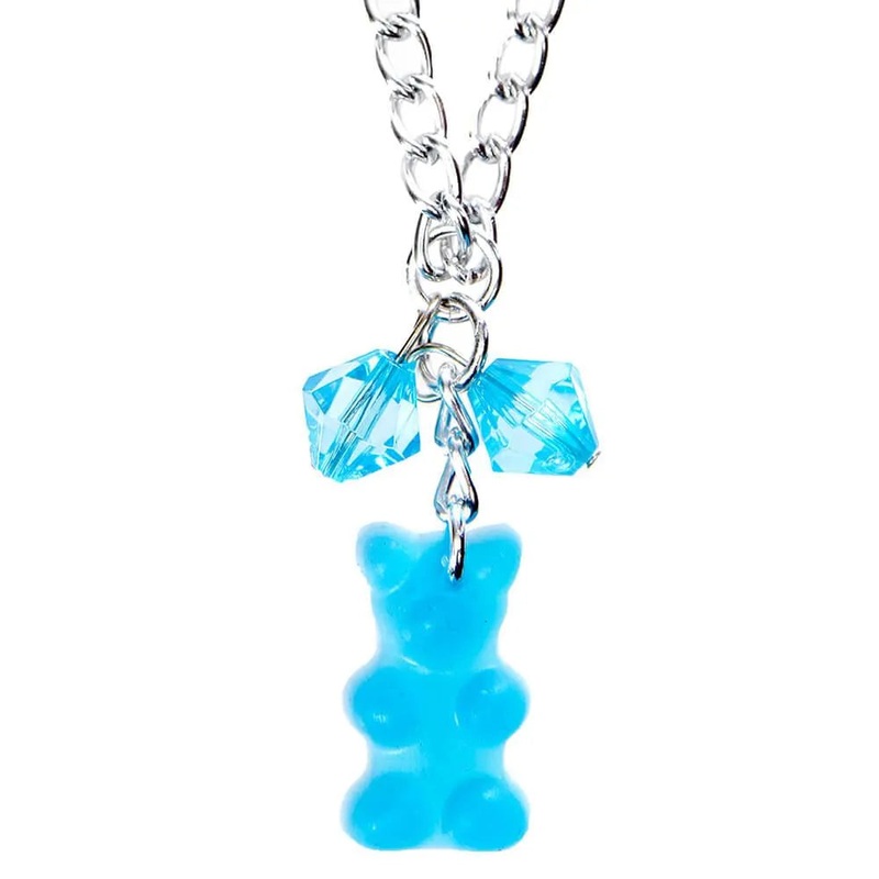 Gummy Bear Necklace – Blue