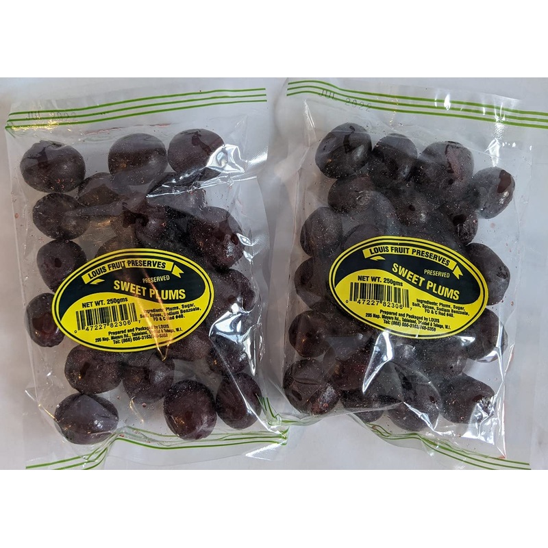 Louis – Sweet Plums 250 G (Pack Of 2) Trinidad & Tobago Snack