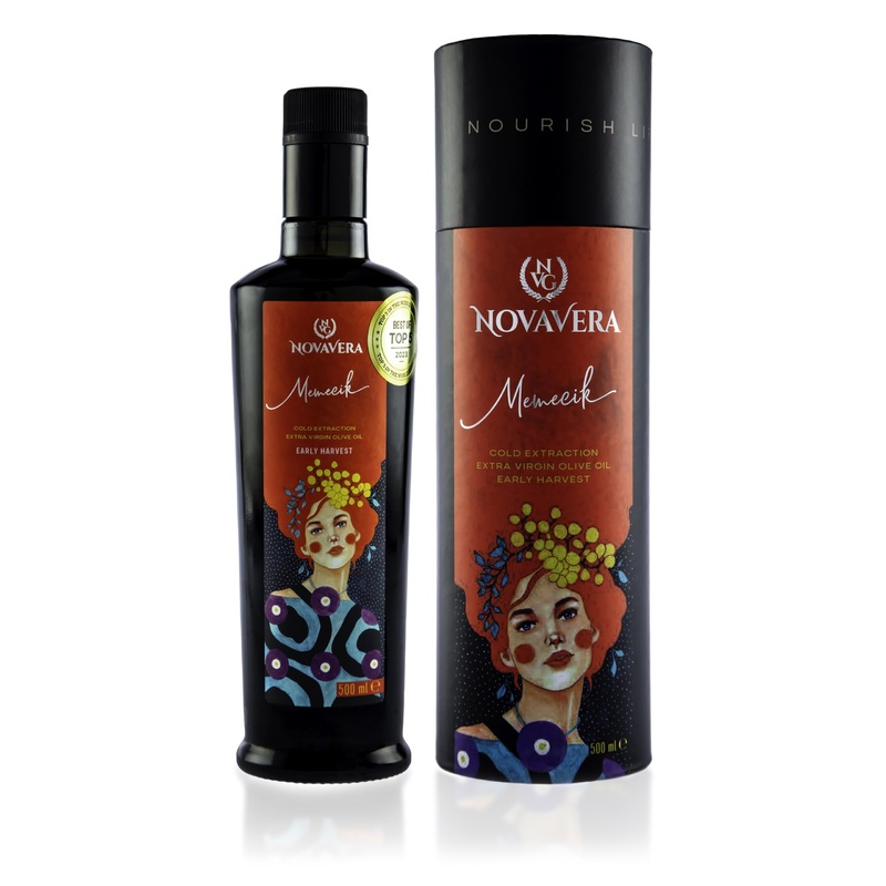 Nvg Novavera Memecik High Polyphenol Rich Olive Oil, Pungent Olive Oil With Green Almond Notes, Evoo World Ranking Top 5, Low Ac
