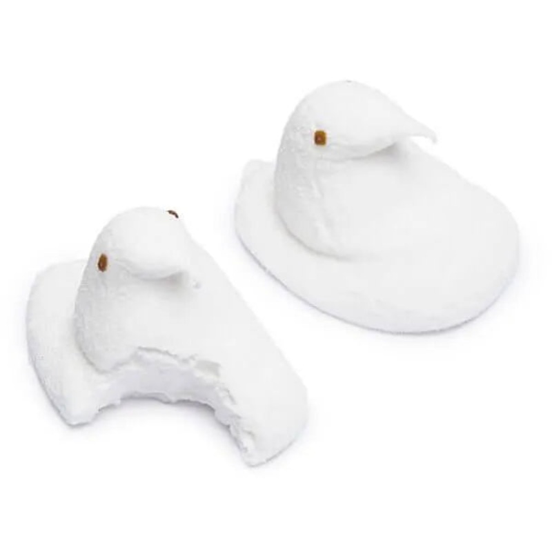 Peeps Marshmallow Chicks Candy – White: 10-Piece Pack