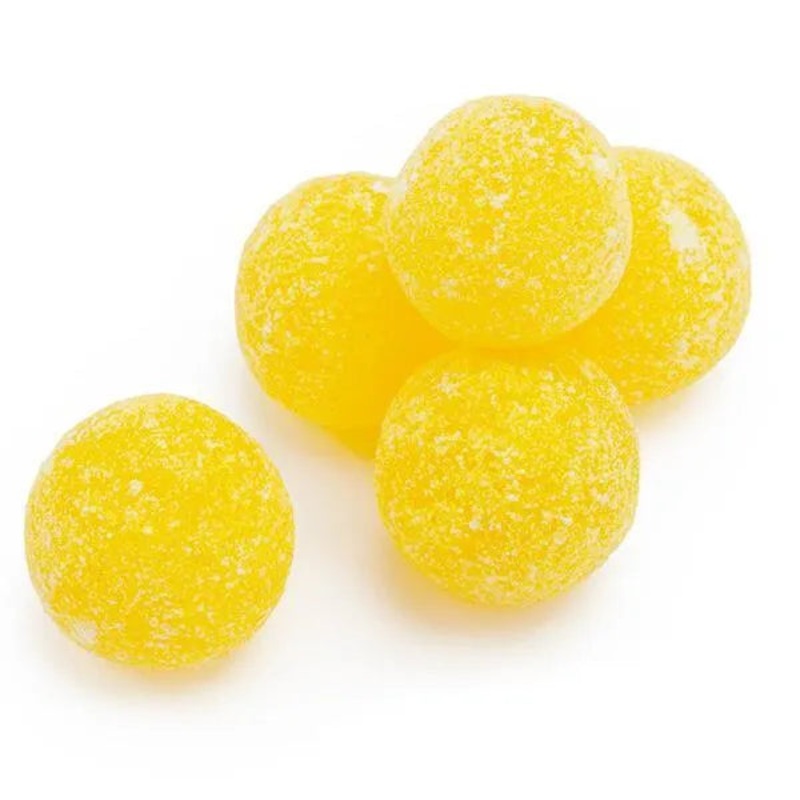 Sour Spanks Chewy Candy Balls – Lemon: 5LB Bag