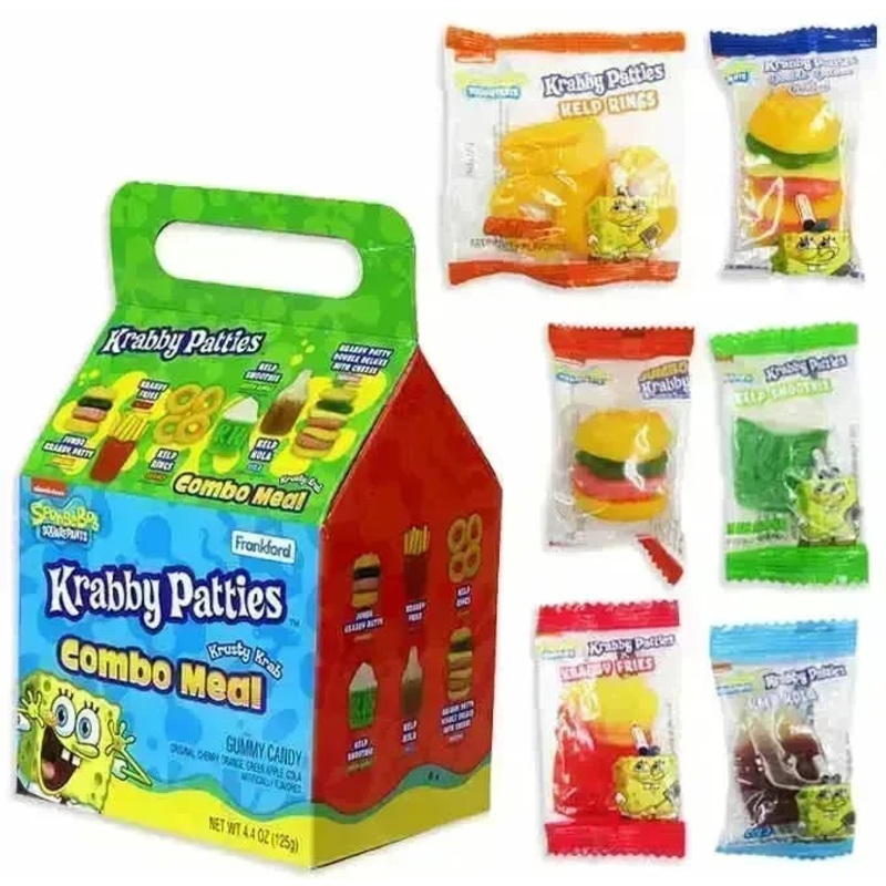 Spongebob SquarePants Krabby Patties Combo Meal Box: 6-Piece Box