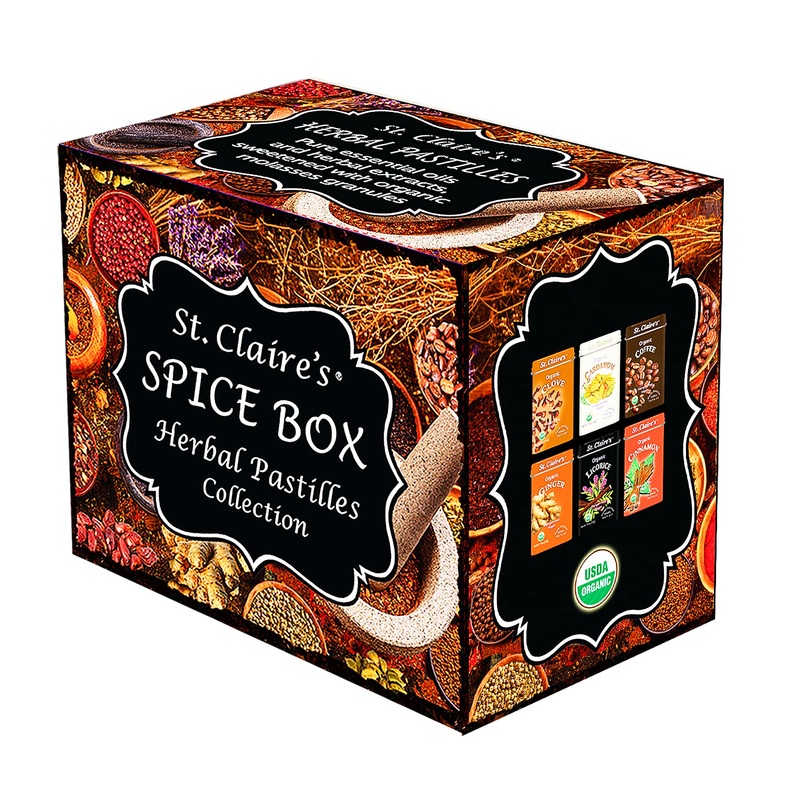 St. Claire’S Spice Box Collection, (6 Flavors, 1.5 Ounce Tins, Pack Of 6) | Gluten-Free, Vegan, Gmo-Free, Plant-Based, Allergen-