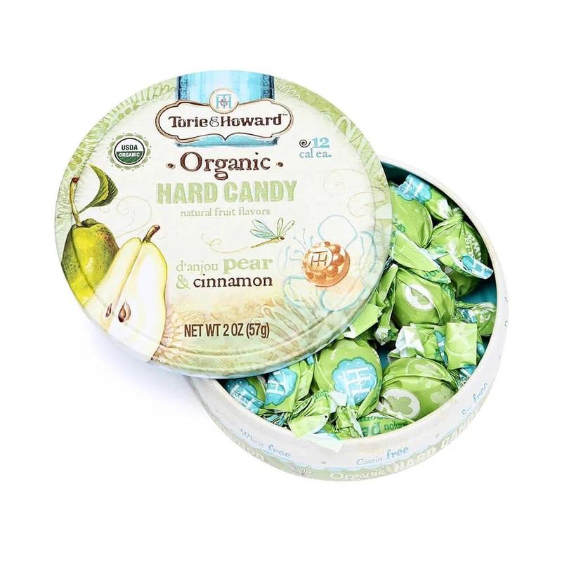 Torie and Howard Hard Candy Tins – D’anjou Pear & Cinnamon: 8-Piece Box
