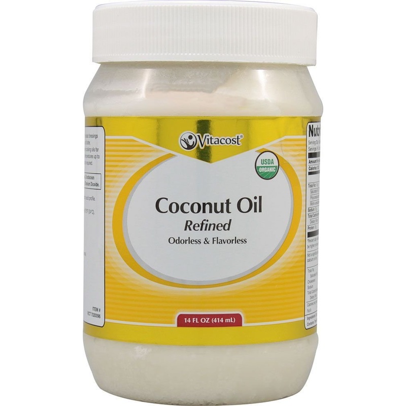 Vitacost Organic Coconut Oil Refined Odorless & Flavorless – 14 Fl Oz