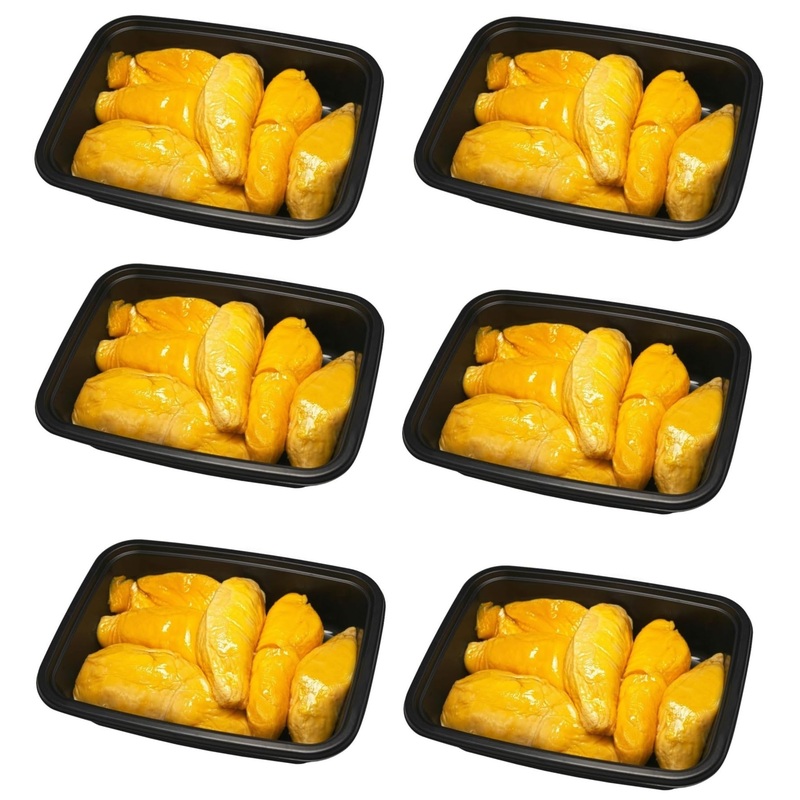 2024 One Tattoo World D197 Musang King Durian Grade AAA, Fresh Frozen Pulp, 6 Pack, 2.4kg (5.29lbs), Direct from Malaysia