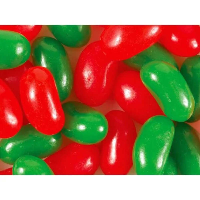 Christmas Red & Green Jelly Beans: 5LB Bag