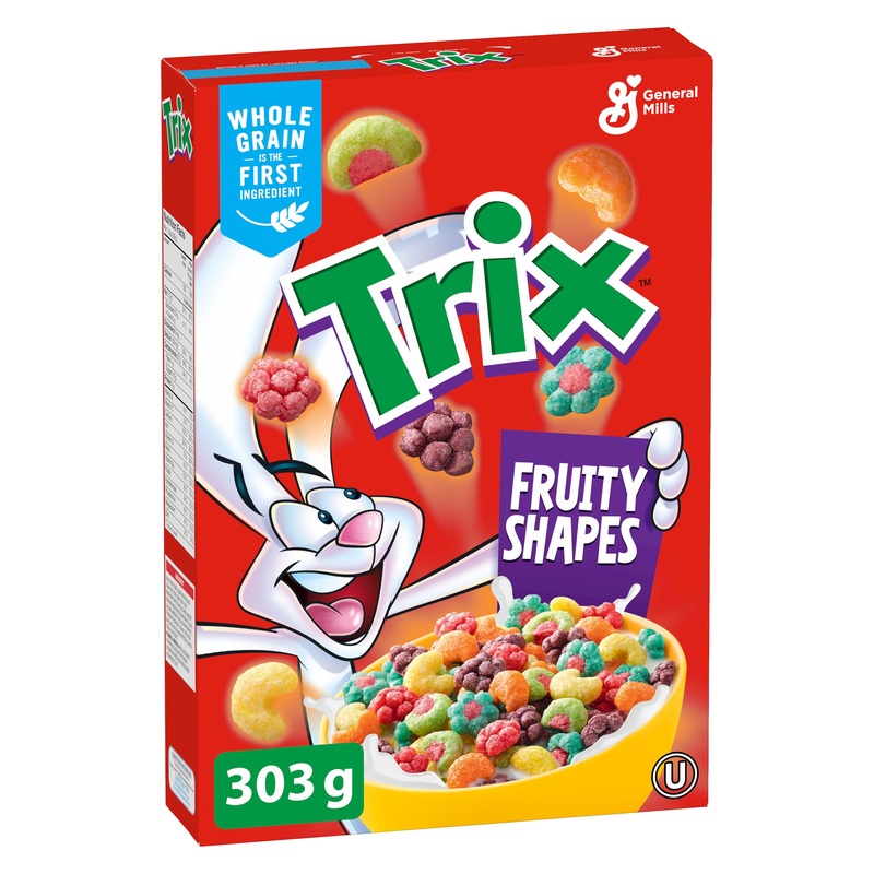 General Mills, Trix Fruity Shapes Cereal, 303G/10.7Oz., {Imported From Canada}