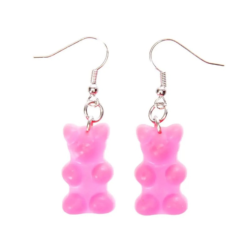 Gummy Bear Earrings – Pink