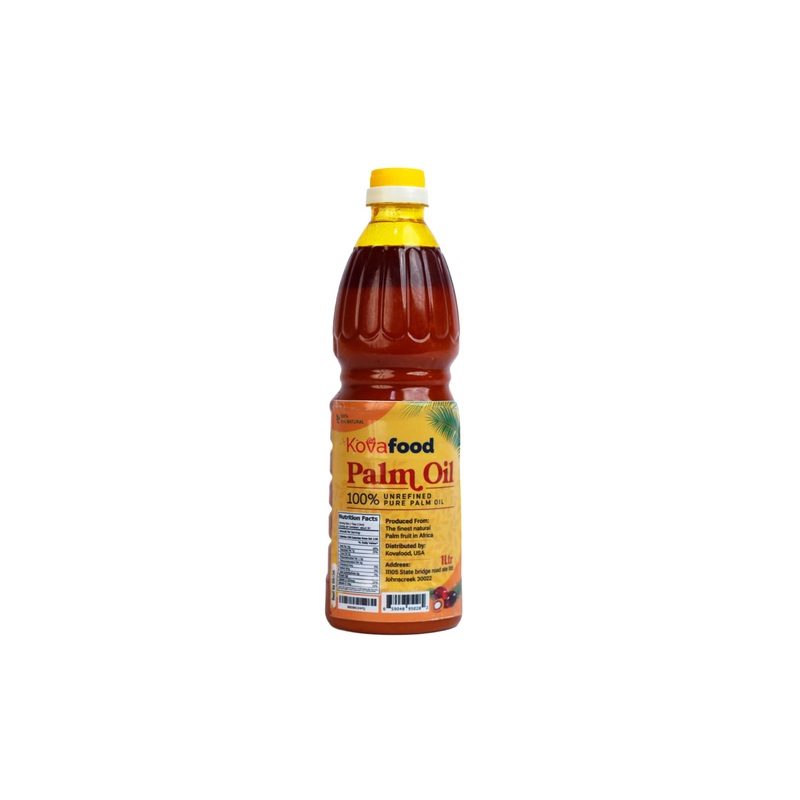 Kovafood Organic Pure And Natural Red Palm Oil, 1Ltr