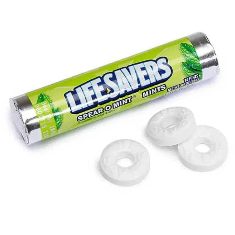LifeSavers Mint Candy Rolls – Spear-O-Mint: 20-Piece Pack