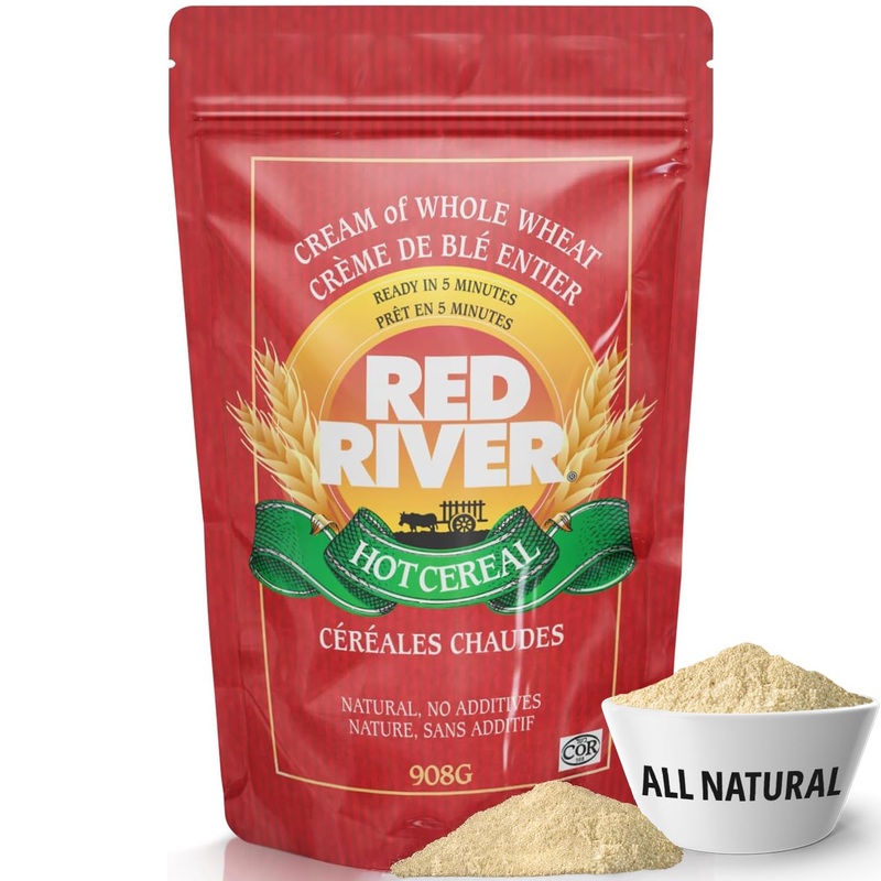 Red River Cereal – Cream Of Whole Wheat Hot Cereal (2Lbs / 908G) Made In Canada At Arva Flour Mills – All Natural, No-Additives