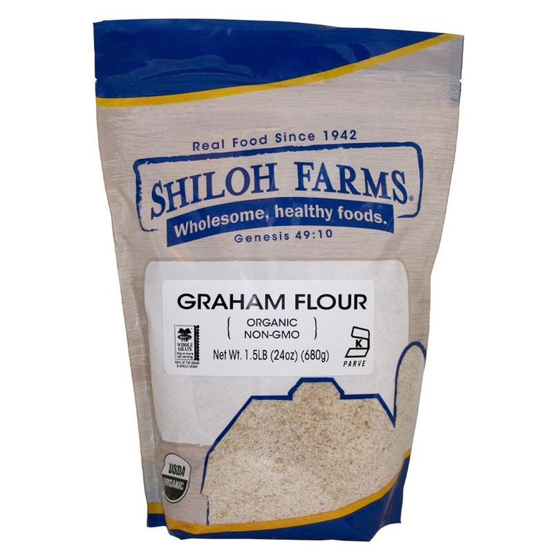 Shiloh Farms Organic Graham Flour – 24 Ounce Bag – Coarsely Ground From Whole Grain Hard Red Spring Wheat