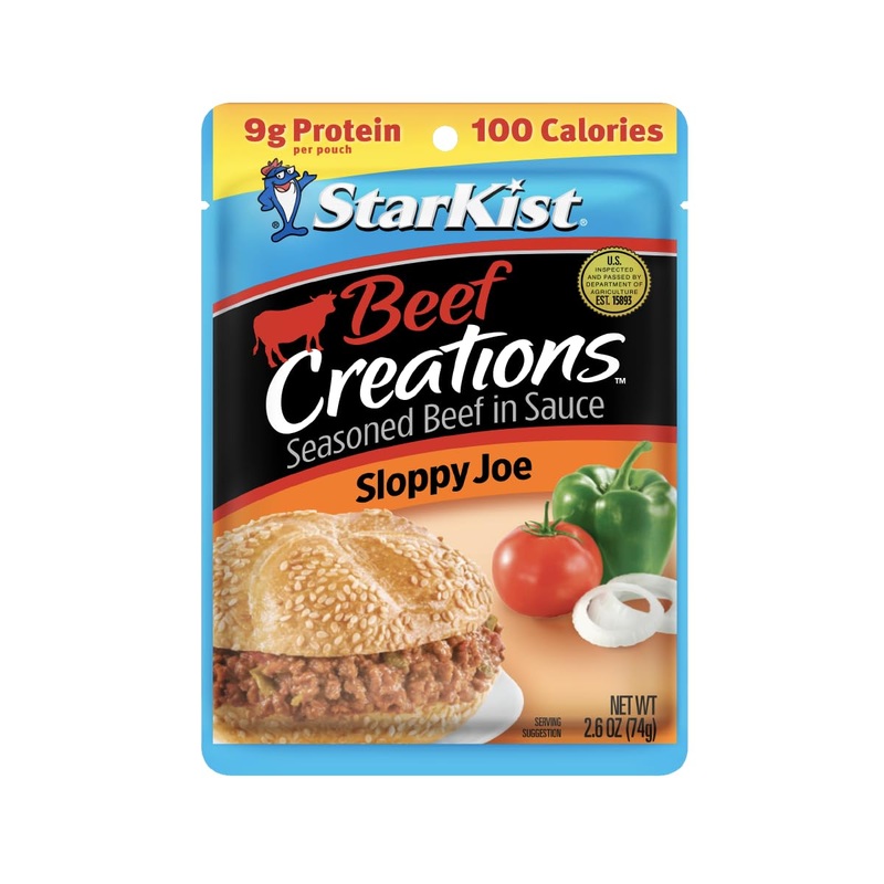Starkist Beef Creations Sloppy Joe, 2.6 Oz Pouch, 12 Pack