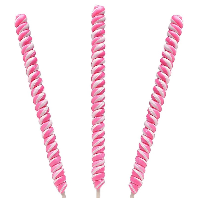 Tesla’s Tremendously Tall 3-Ounce Twist Pops – Strawberry: 12-Piece Box