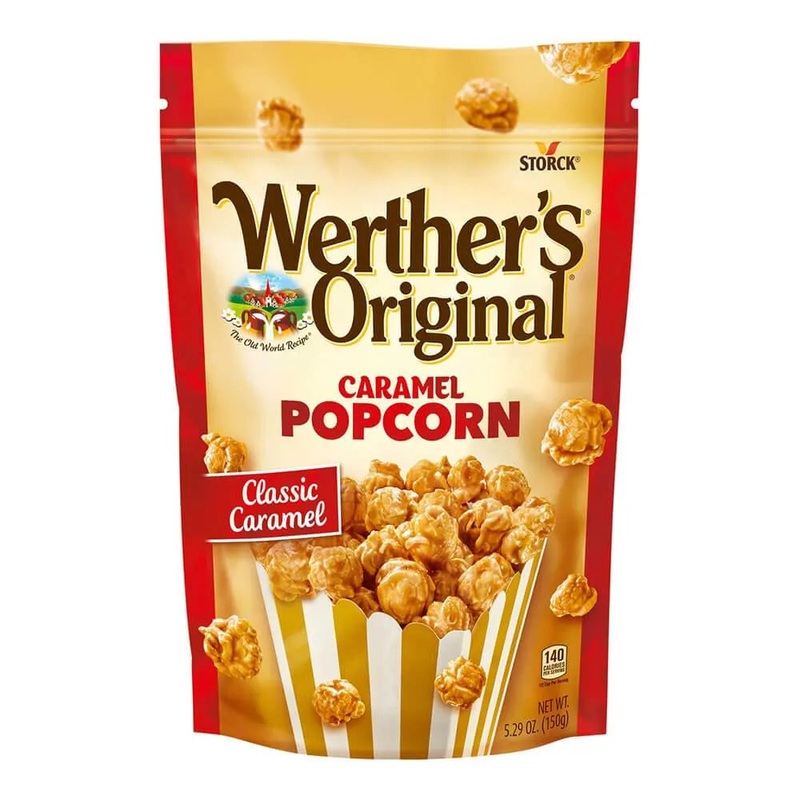 Werther’s Original Caramel Popcorn Candy Packs: 10-Piece Box