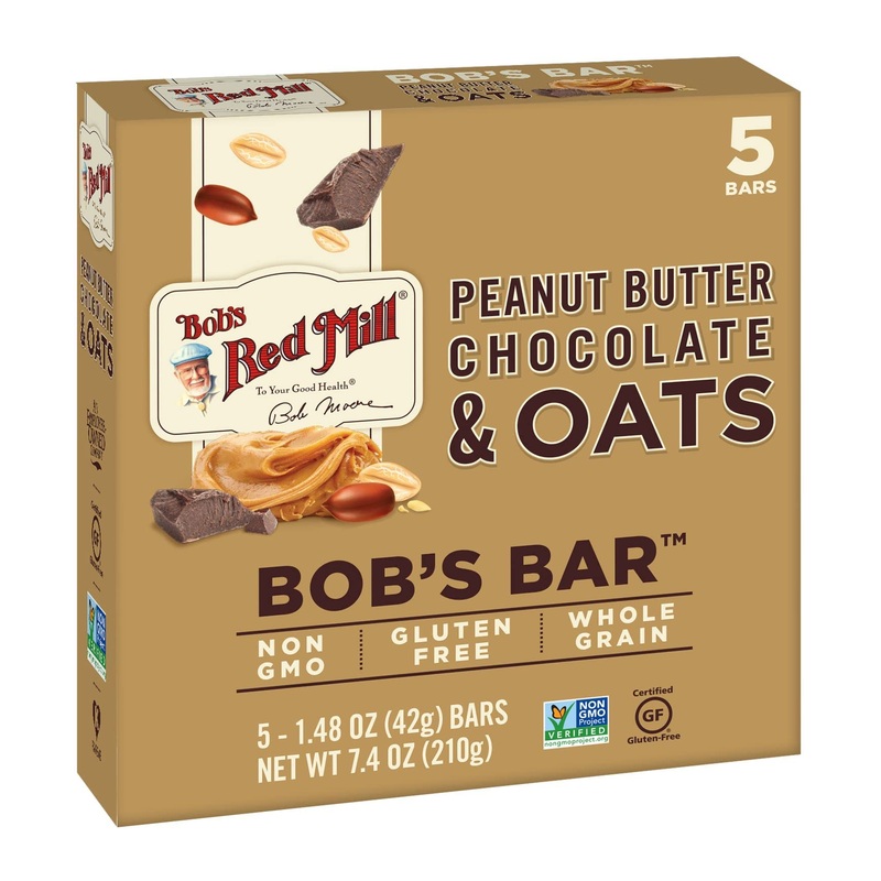 Bob’S Red Mill Bar Oat Pb Choc 5Pk, 8.67 Oz (Pack Of 6)