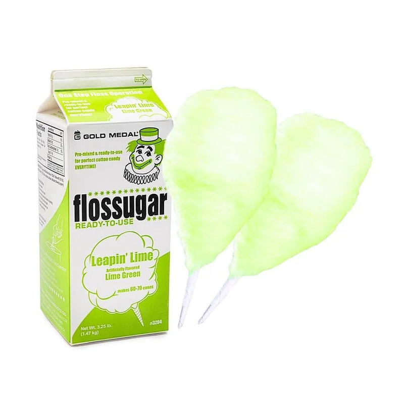 Cotton Candy Floss Sugar – Lime: Half Gallon Carton