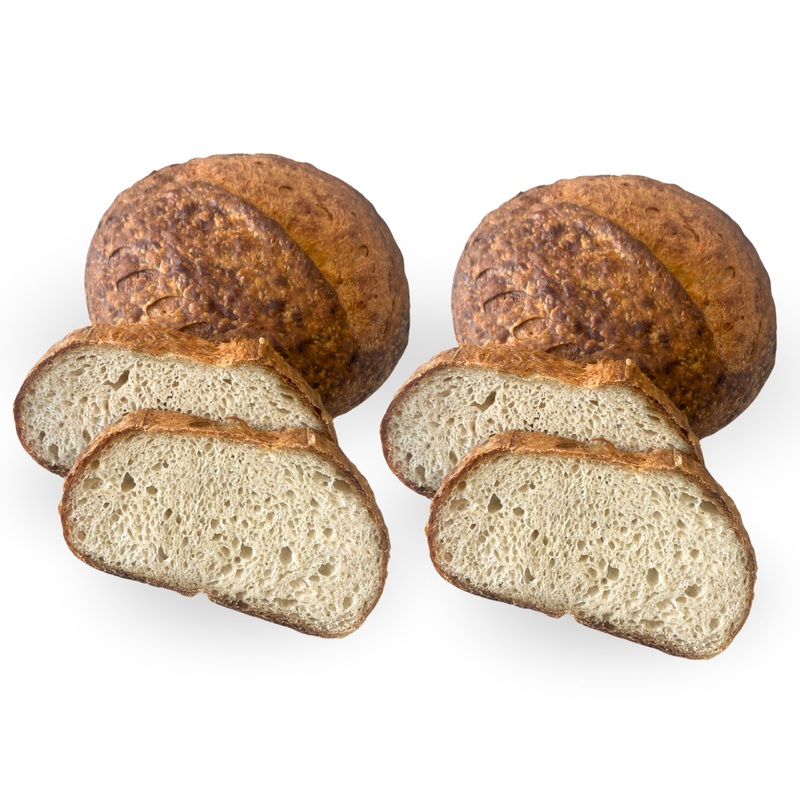 Dr. B’S New York Style Sourdough Boule 3G Net Carbs & 6G Protein | Low Carb, Vegan, Nut-Free, Sugar-Free | Fresh Artisan Bread W