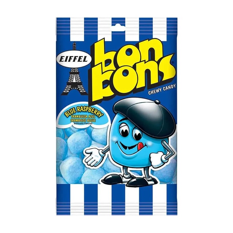 Eiffel Chewy Bon Bons 4-Ounce Packs – Blue Raspberry: 12-Piece Box