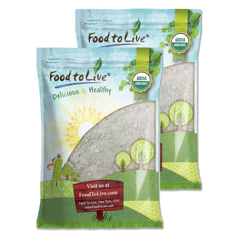 Food To Live Organic Pumpkin Seeds Protein Powder, 16 Pounds – 60% Protein, Non-Gmo, Non-Irradiated, Pure Flour, Kosher, Vegan S