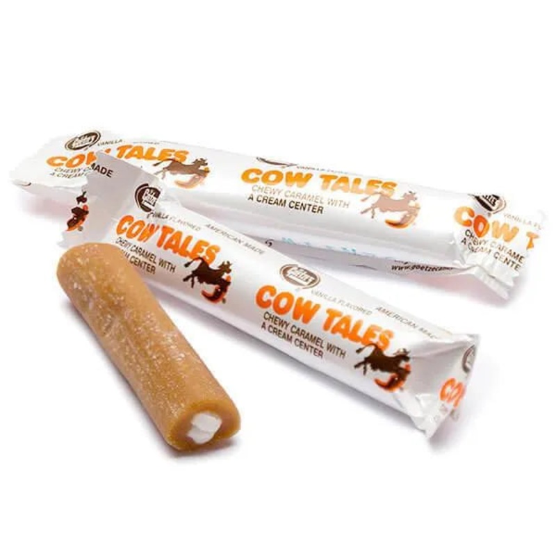 Goetze’s Mini Cow Tales Caramel & Cream Sticks: 90-Piece Tub