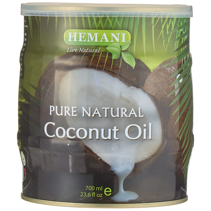 Hemani Coconut Oil 700mL – 100% Pure & Natural Cold Pressed Oil for Cooking, Hair & Skin Care – Premium Quality Aceite de Coco