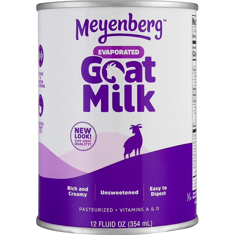 Meyenberg Evaporated Goat Milk, Vitamin D, 12 Fl Oz (Pack Of 6)