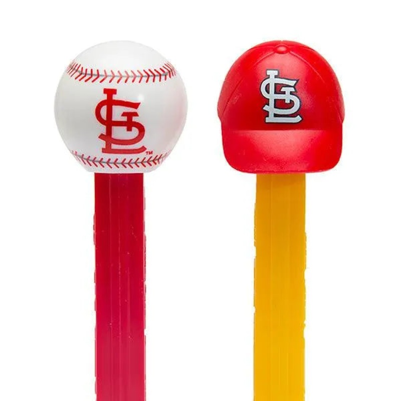 MLB Team Baseball PEZ Candy Packs – St. Louis Cardinals: 12-Piece Box