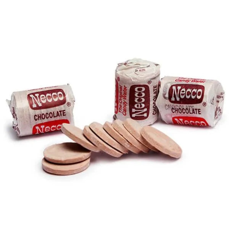 Necco Wafers Candy Mini Rolls – Chocolate: 5LB Bag
