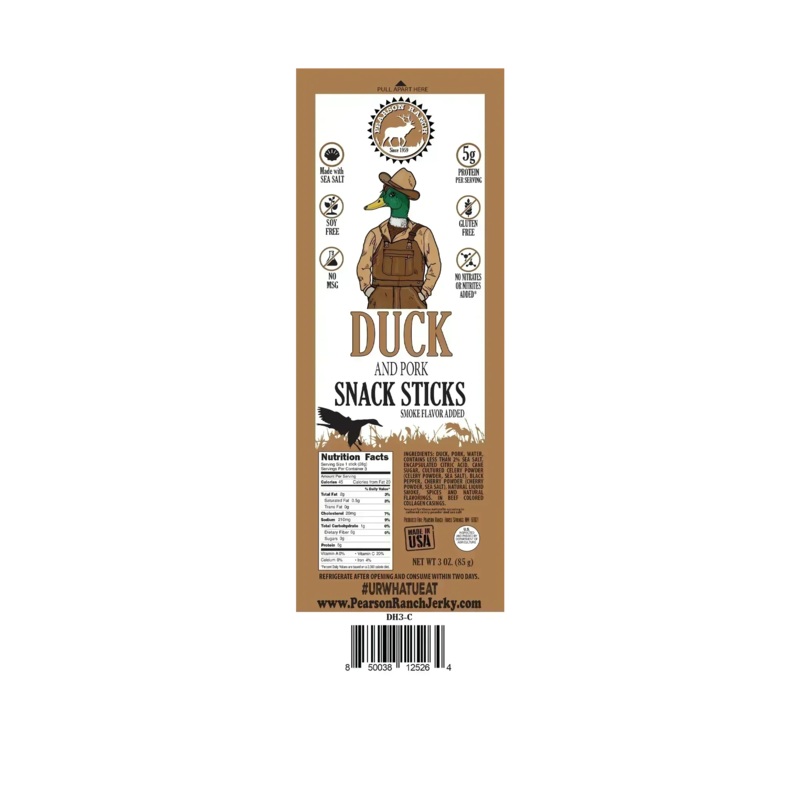 Pearson Ranch Jerky Duck Snack Stick Multipack