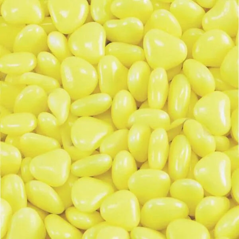 Primrose Tiny Candy Hearts – Pastel Yellow: 5LB Bag