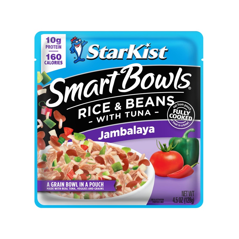 Starkist Smart Bowls Tuna, Rice And Beans, Jambalaya, 4.5 Oz Pouch
