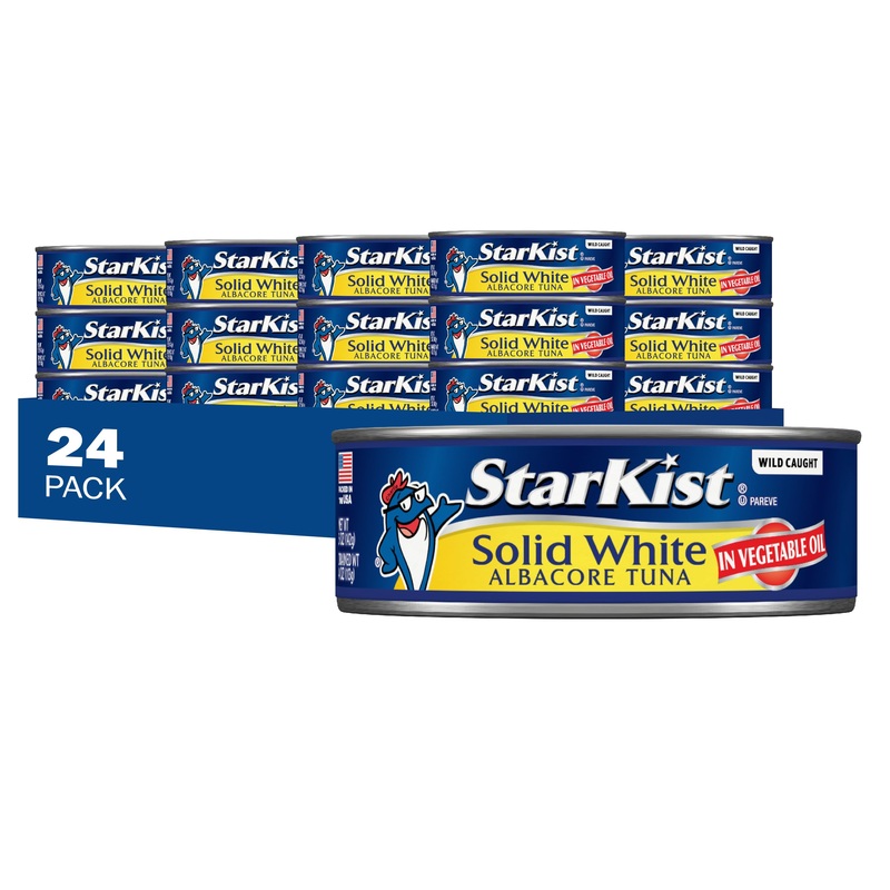 Starkist Solid White Albacore Tuna In Oil – 5 Oz Can (Pack Of 24)